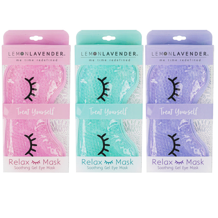 Lemon Lavender Hot and Cold Soothing Gel with Intelli-Gel Microbeads Eye Mask