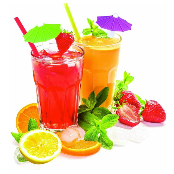 Modern Monkey Clip & Sip Reusable Silicone Umbrella Drink Markers