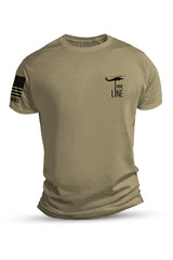 Nine Line Mens USA Military Basic Tee with Drop Logo