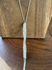 Lucky Brand Silver Long Rope Braid Necklace