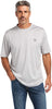 Ariat Mens Charger Shield Polyester Jersey Tee Shirt, Echo Gray