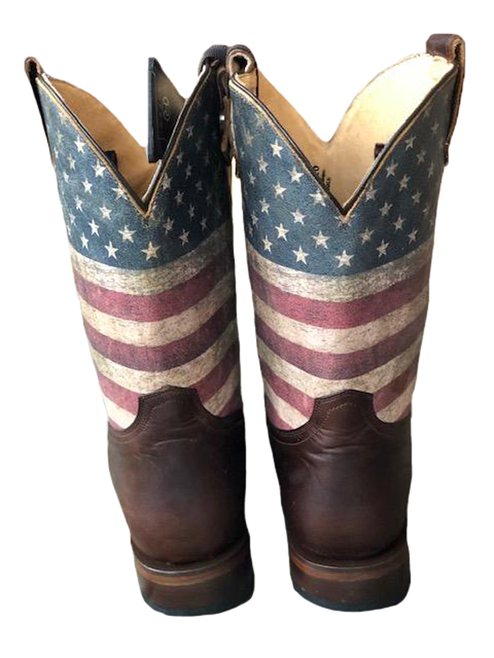 Roper Mens American Patriot Sidewinder Concealed Carry Leather Boots