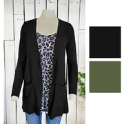 Loved + Adored Womens Open Cardigan Sweater