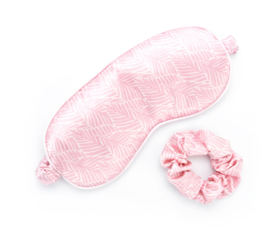 Lemon Lavender Five More Minutes Silky Eye Mask and Scrunchie Set