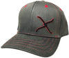 Twisted X Mens Adjustable Snapback Fabric Cap Hat (Brown/Red)