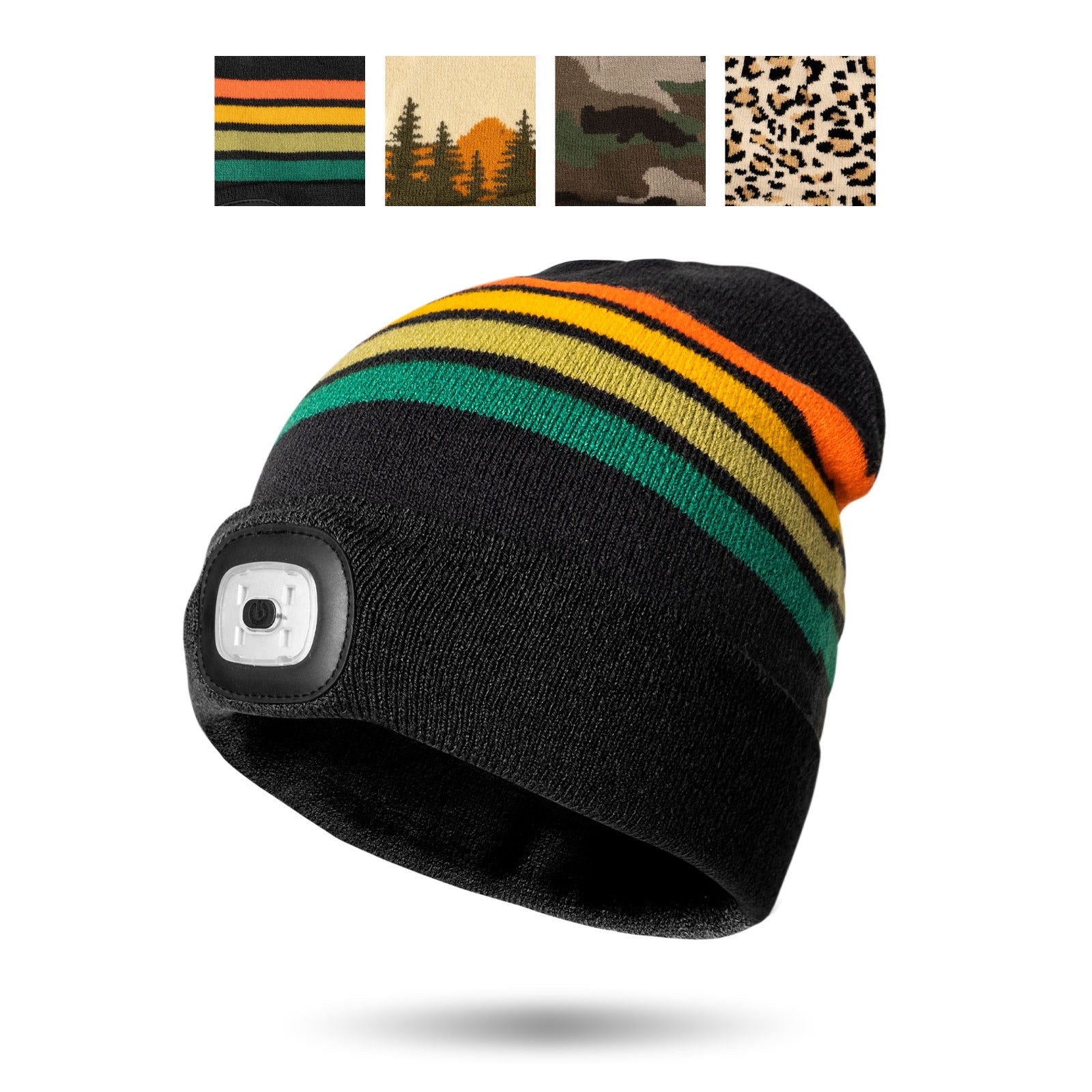 Night Scope Explorers Collection Knitted Rechargeable LED Beanie