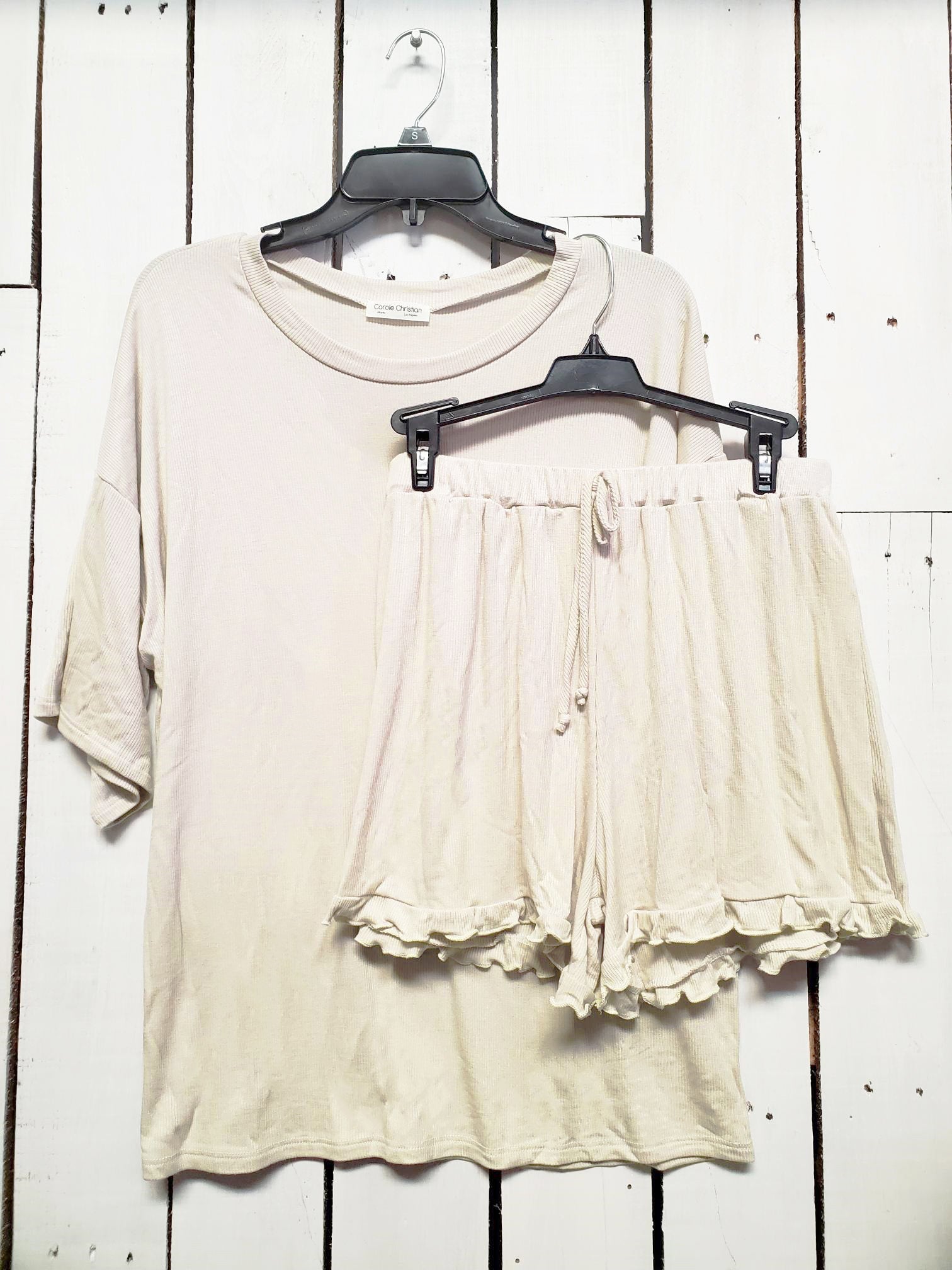 Pajama Top and Short Set, 2 Piece, Carole Christian