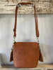 Jen & Co. Womens Dylan Vegan Leather Crossbody Concealed Carry Handbag
