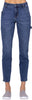 Judy Blue Womens Sherry Carpenter Slim Fit Denim Jeans