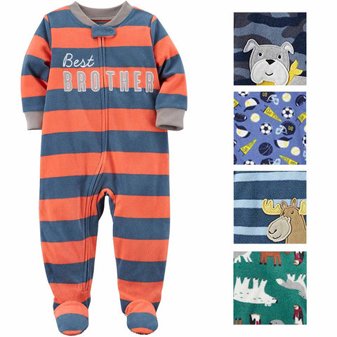Boys 4 Piece Mix and Match Character Pajama Set