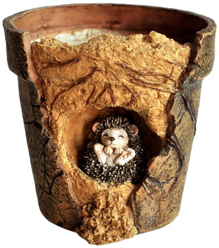 Top Collection Miniature Hedgehog Garden Statues