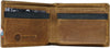 Hooey Original Mens Front Pocket Bi-fold Wallet, Tan / Sunset Serape Print