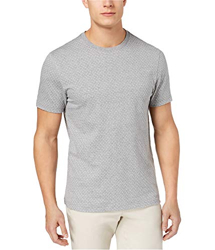 Club Room Mens Square Basic T-Shirt ltgryhtr L