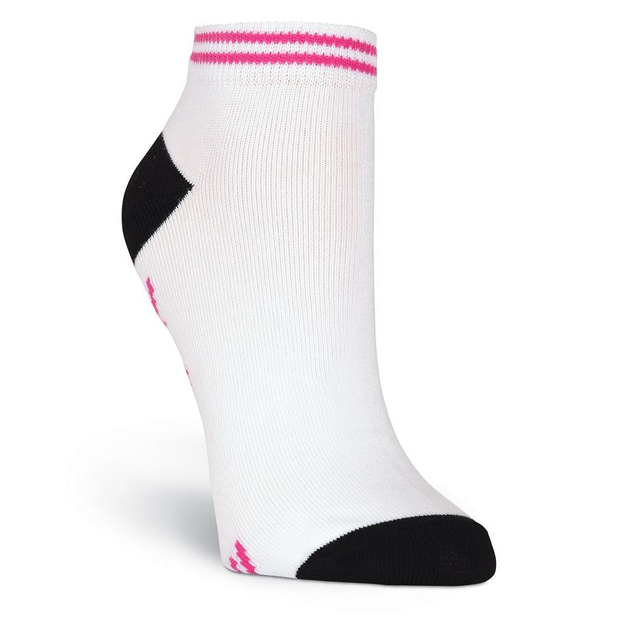 K. Bell Sport Womens Bring My Golf Shoes No Show Socks (White, One Size)