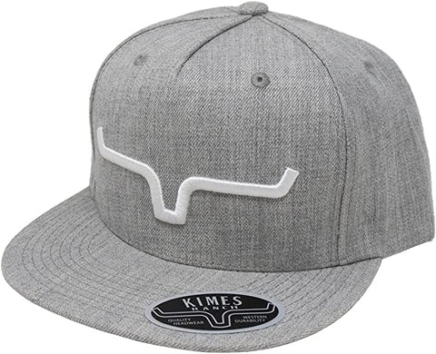 Kimes Ranch G&T 110 Flexfit Adjustable Snapback Cap Hat, Heather Navy