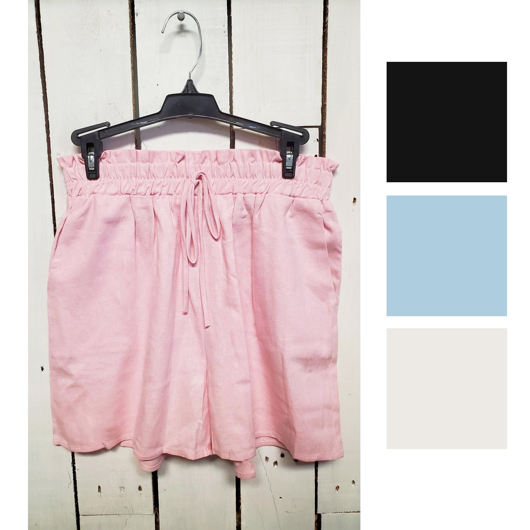 Carole Christian Womens Linen Shorts