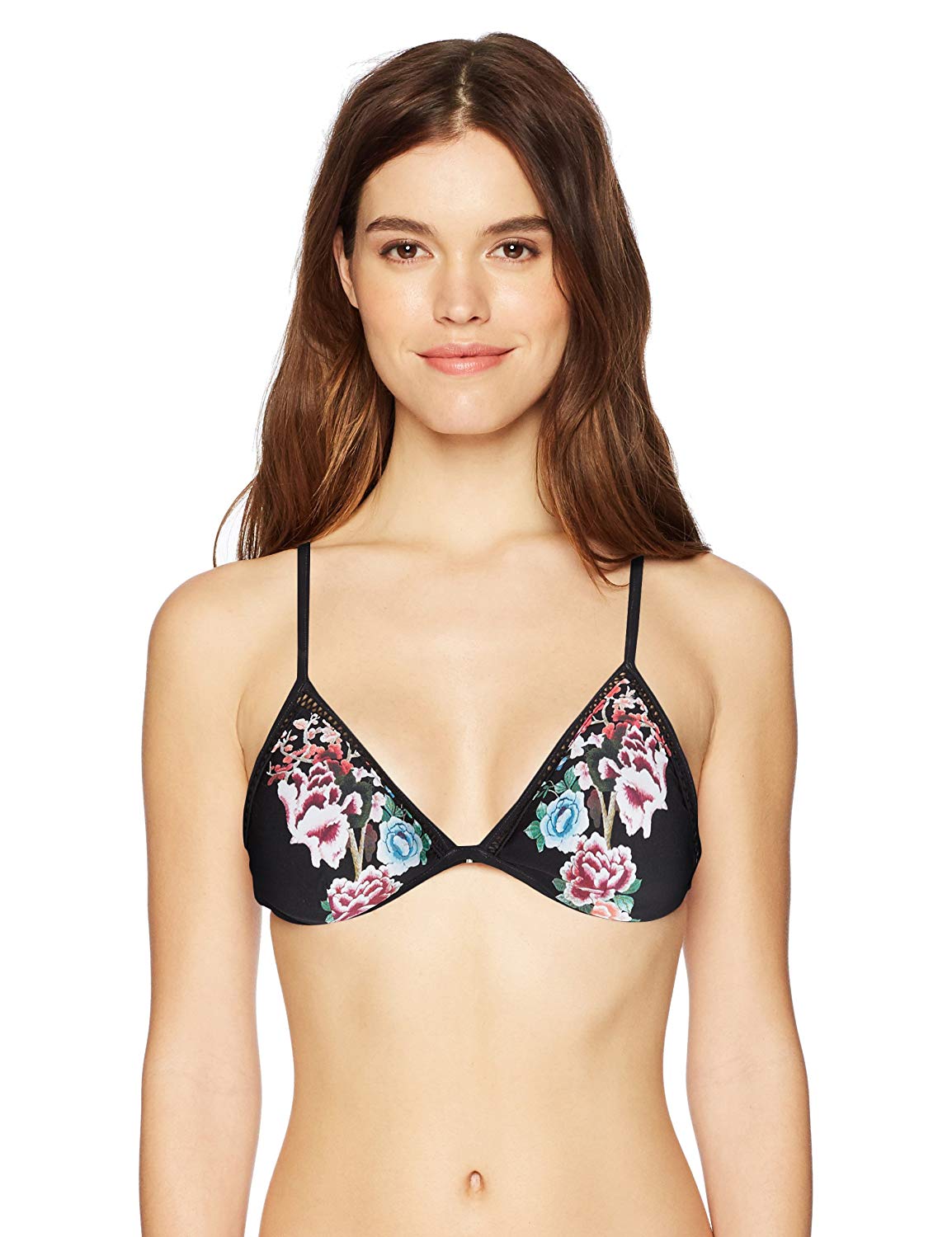 Lucky Brand Juniors Zen Garden Triangle Bikini Top