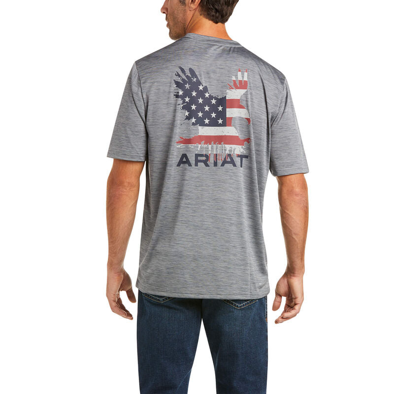 Ariat Mens Charger Graphic Eagle Short Sleeve T-Shirt