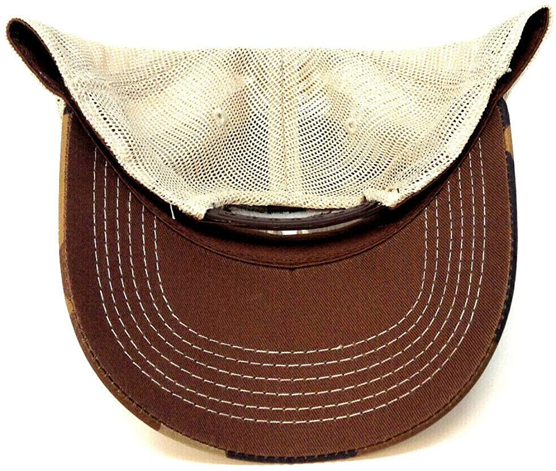 National Cap Mens NCAA Woody Style Mesh Back Adjustable Snap Back Ball Cap