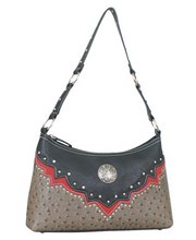 Way West Conceal Carry Hand bag, Ostrich Gray