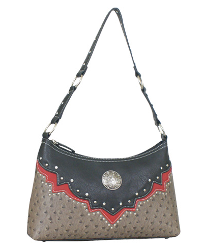 Way West Conceal Carry Hand bag, Ostrich Gray