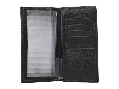 Ariat Mens Leather Sport Digital Camo Patriot Rodeo Checkbook Wallet (Black)