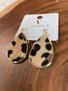 Leopard Print Teardrop Earrings by V Foxy Collection