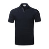 Mazara Mens Polka Dot Slim Fit Short Sleeve Polo Shirt