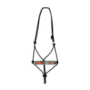 Myra Bag Womens Floral Embossed Horse Path Breaker Rope Halter