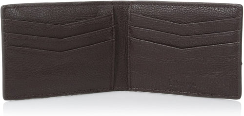 Nocona Belt Co Mens Double Bifold Money Clip Bottle Opener Wallet, Ostrich Brown