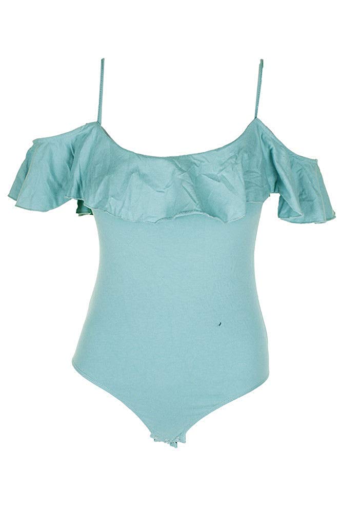 American Rag Juniors' Off-The-Shoulder Ruffled Bodysuit