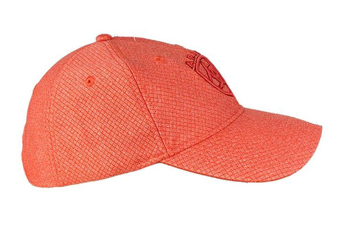 Ariat Womens Embroidered Shield Adjustable Baseball Cap Hat, (Orange, One Size)