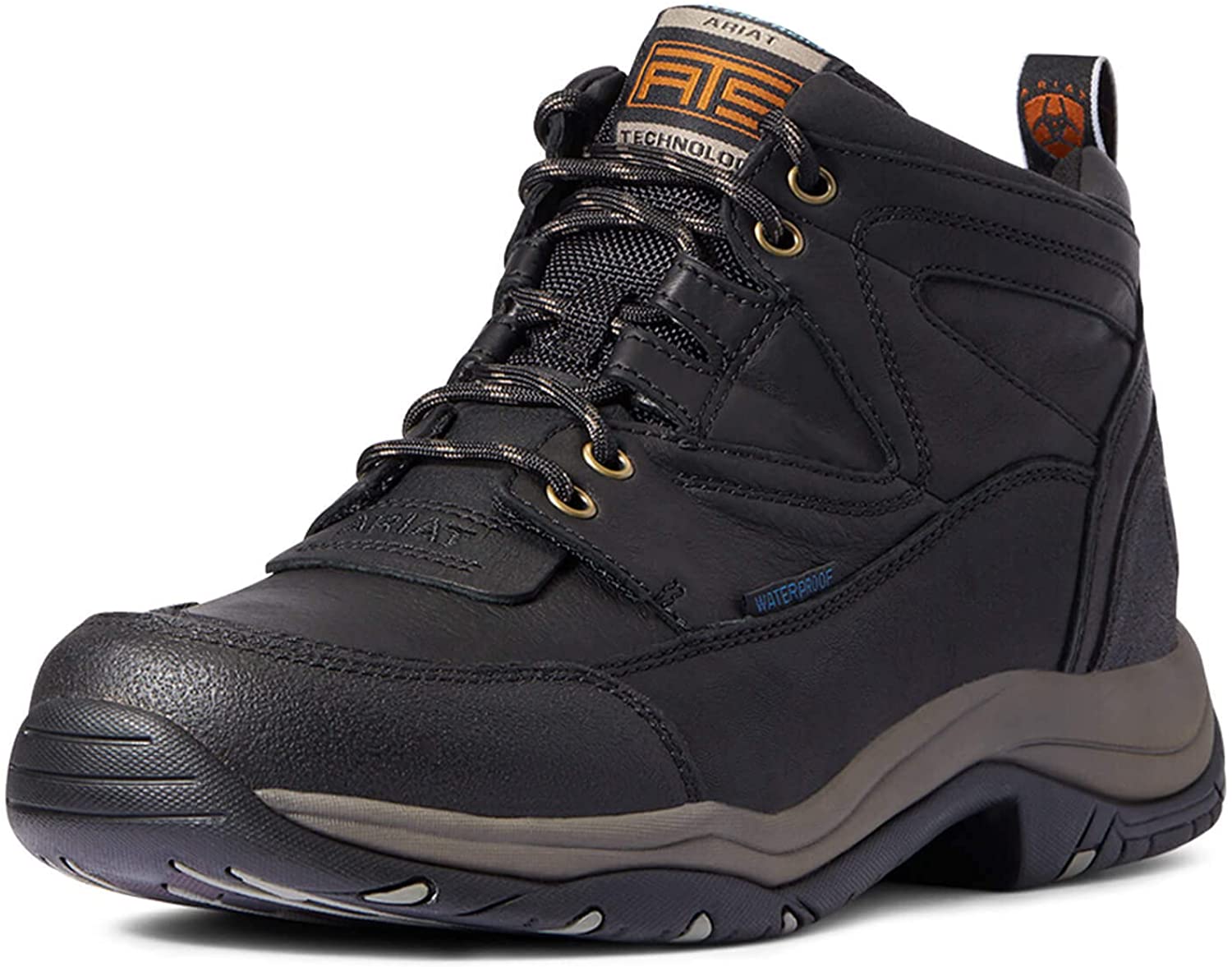 Ariat Mens Terrain Leather Waterproof Outdoor Hiking Boots