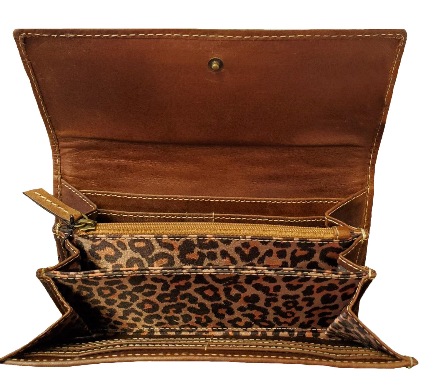 Ariat Leopard Print Clutch Wallet