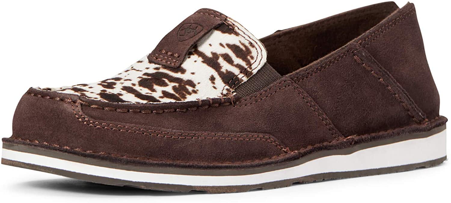 Ariat Womens Cruiser Leather Hair-On Slip-On Shoe
