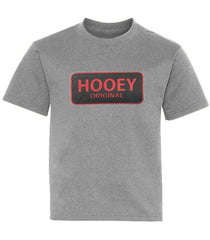 Hooey Mens Original Grey Snow Crew Neck Short Sleeve Tee-Shirt