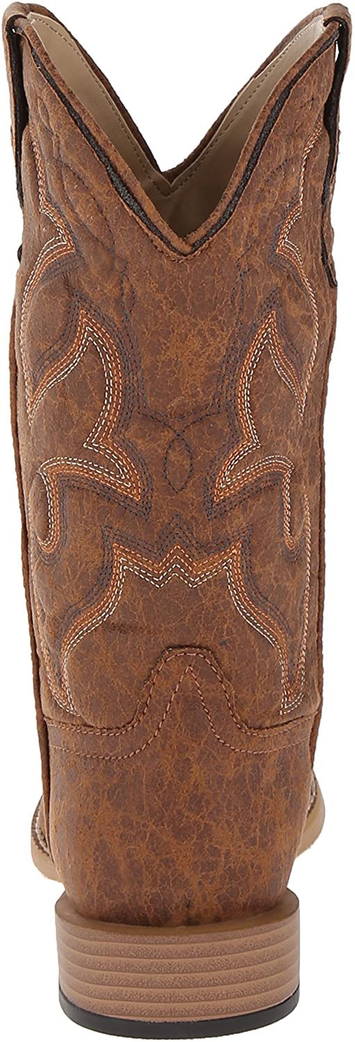 Roper Mens Scout Faux Leather Square Toe Basic Boot