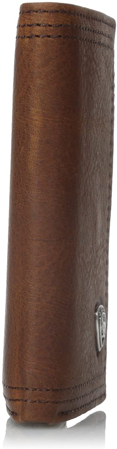 Ariat Mens Shield Concho Rowdy Leather Tri-Fold Wallet (Sunshine)