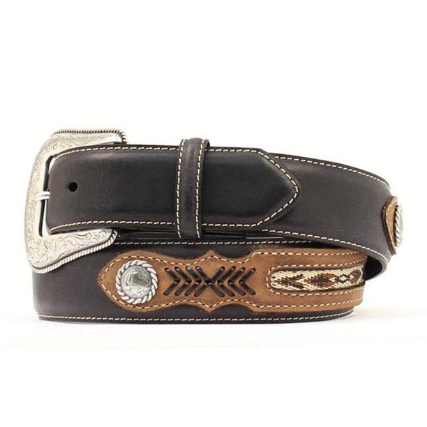Nocona Mens Top Hand Southwest Laced Western Concho Belt