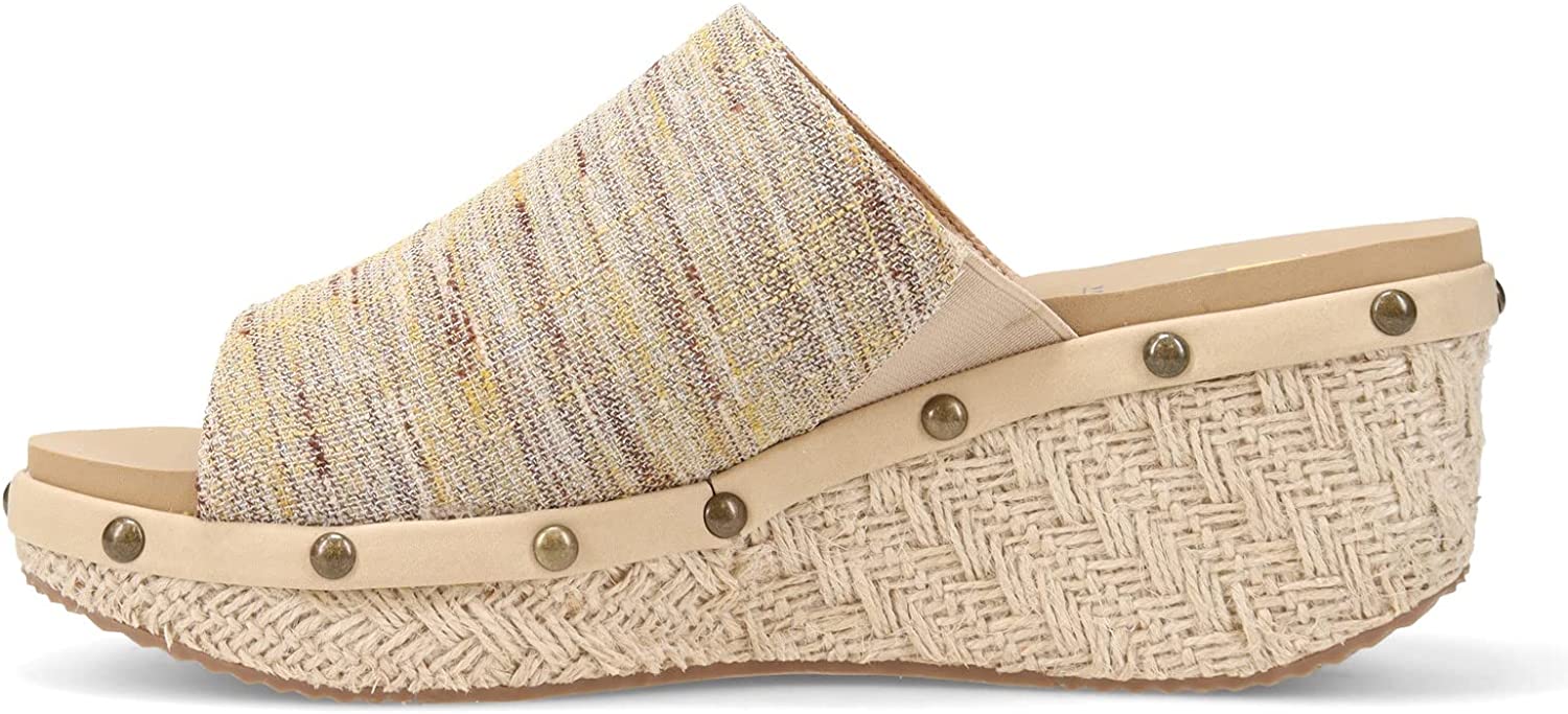 Volatile Womens Ravine Wedge Espadrille Sandal Slides