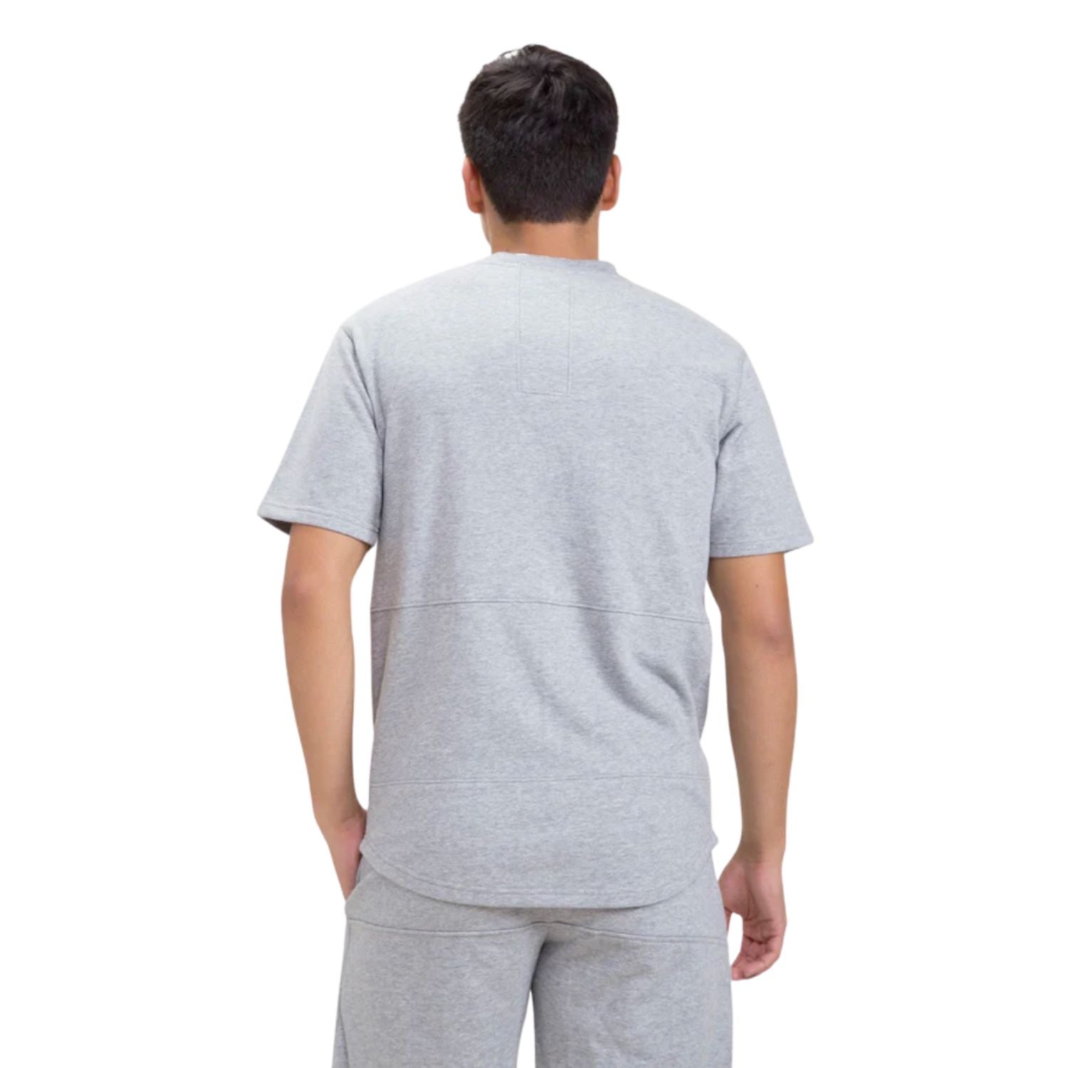 Mono B Mens Seamlines Organic Cotton Kangaroo Short Sleeve Sweatshirt