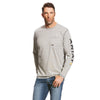 Ariat Mens Rebar Workman Long Sleeve Logo T-Shirt