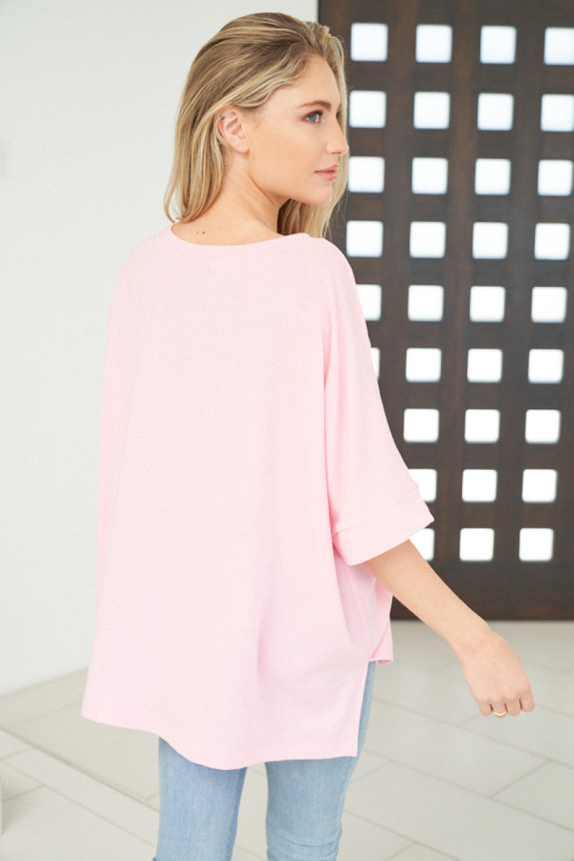 White Birch Womens Short Sleeve Solid Knit Top