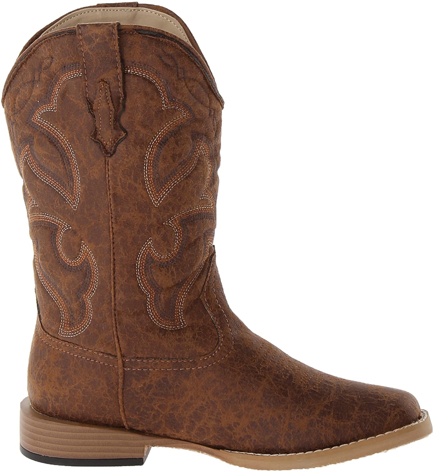 Roper Mens Scout Faux Leather Square Toe Basic Boot