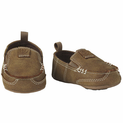 Ariat Lil Stompers Infant Boys Buckskin Cruiser Moccasin