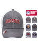 Collegiate Headwear NCAA College Team Grey Ghost Mesh Embroidered Snap Back Hat