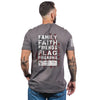 Nine Line Mens 5 Things 2nd Amendment Military T-Shirt