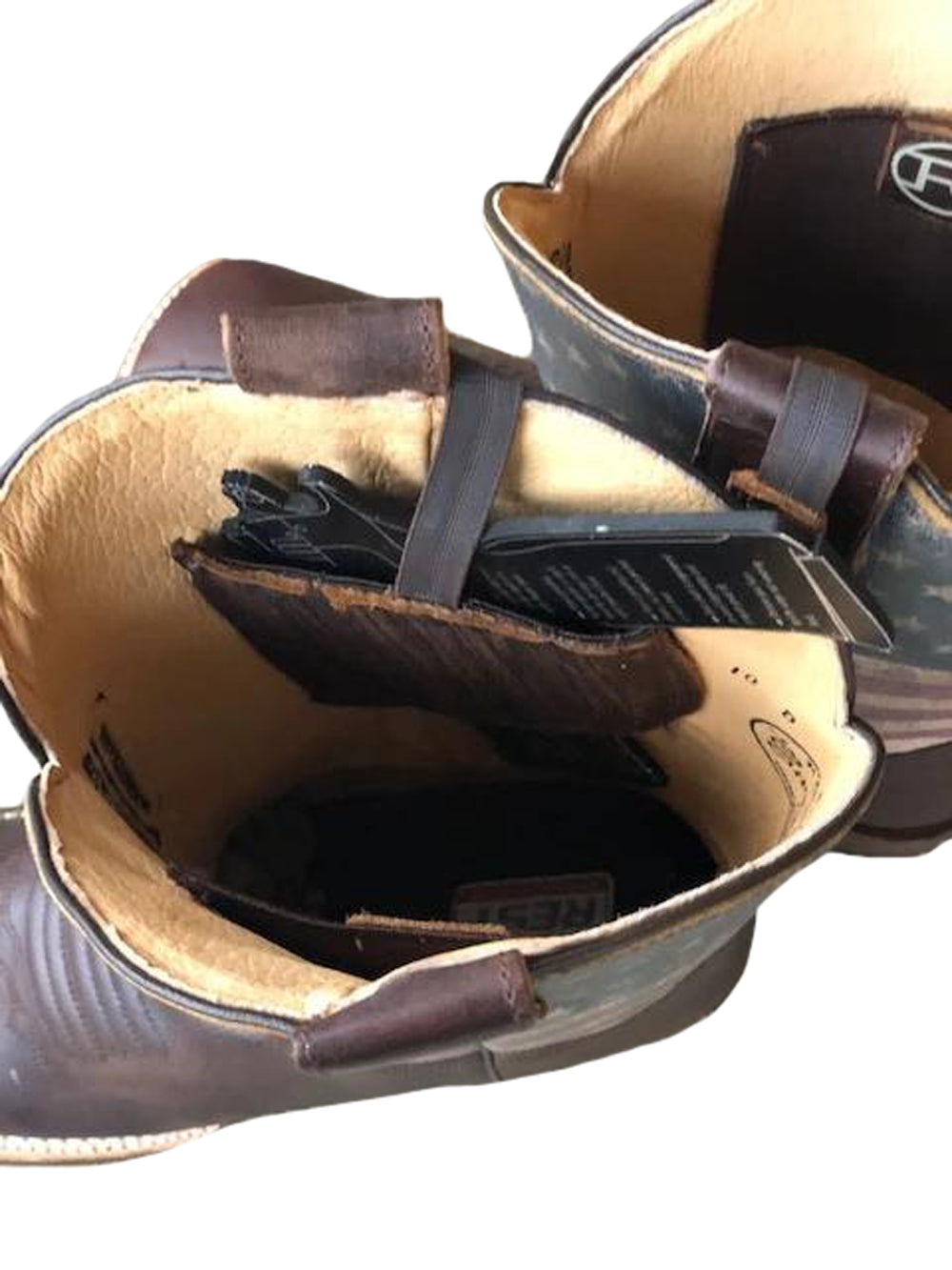 Roper Mens American Patriot Sidewinder Concealed Carry Leather Boots