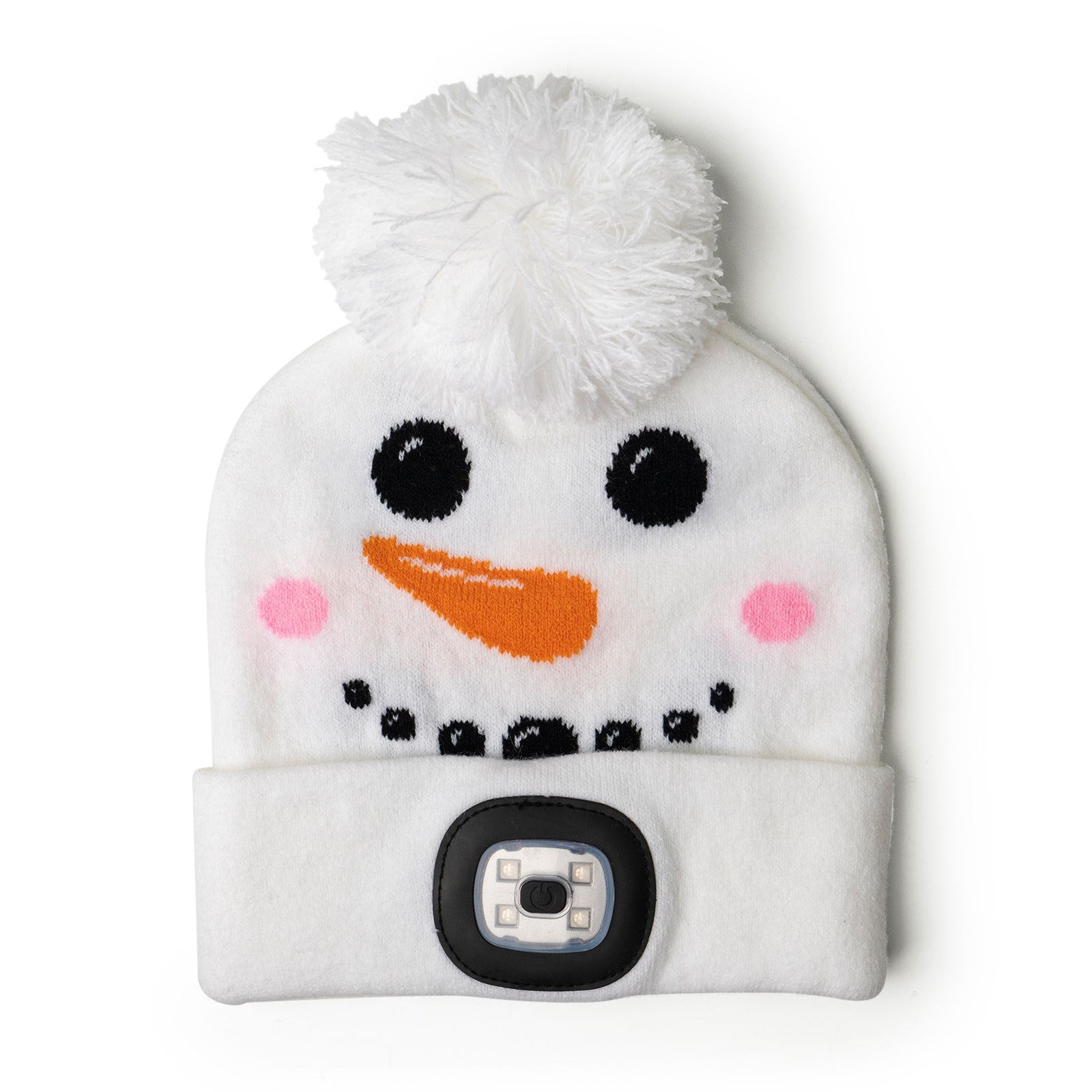 Night Scope Holiday Night Owl Kids Rechargeable LED Pom Hat