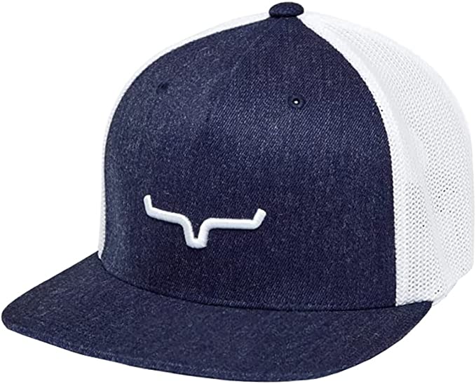 Kimes Ranch G&T 110 Flexfit Adjustable Snapback Cap Hat, Heather Navy